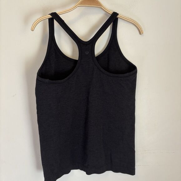 Lululemon Ebb To Street Tank Top Size 12‎ Black Women's - Picture 2 of 3
